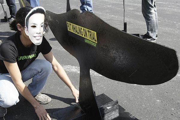 Protest na Filipínách proti procesu s japonským aktivistou.